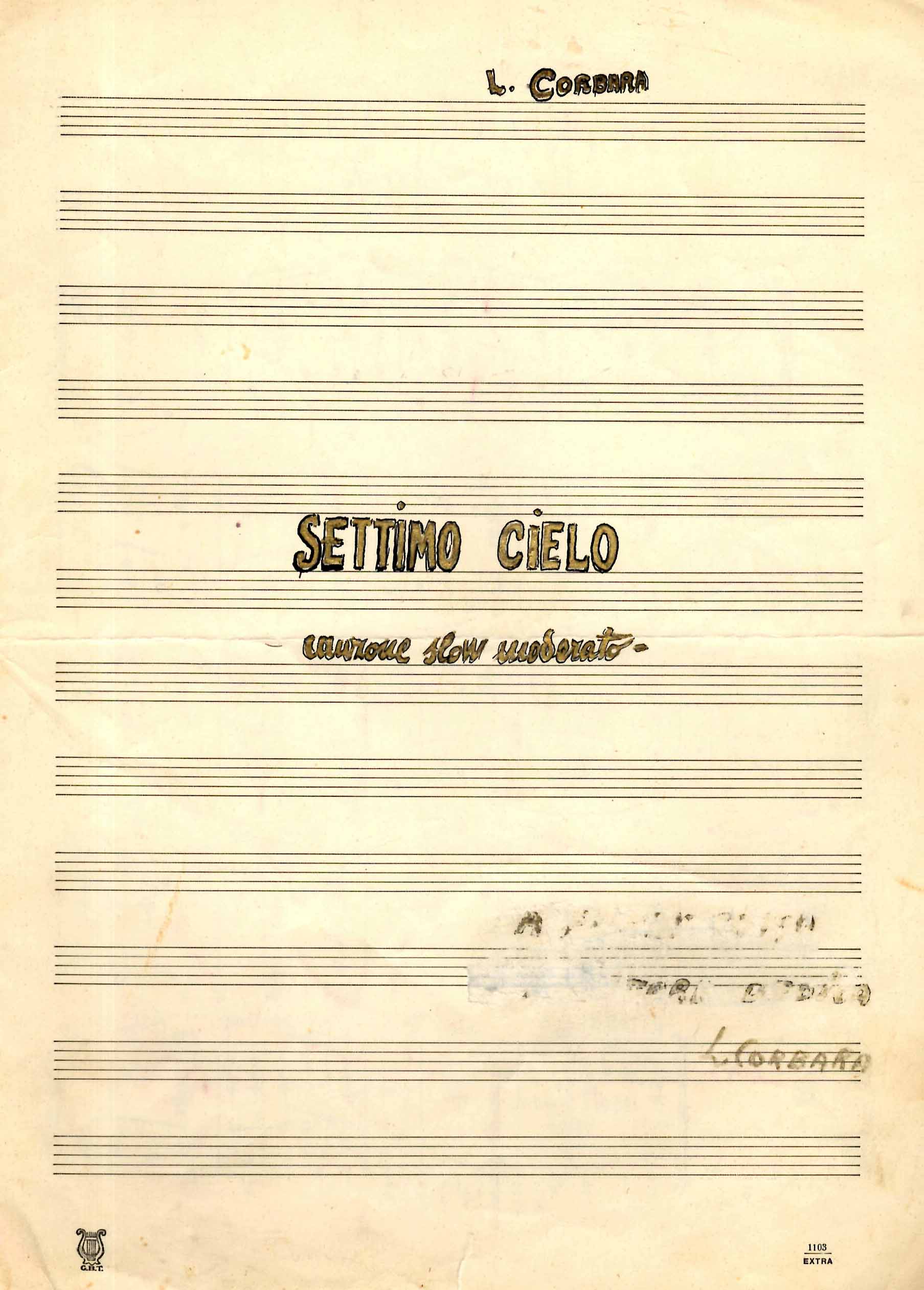 Settimo cielo. Slow moderato